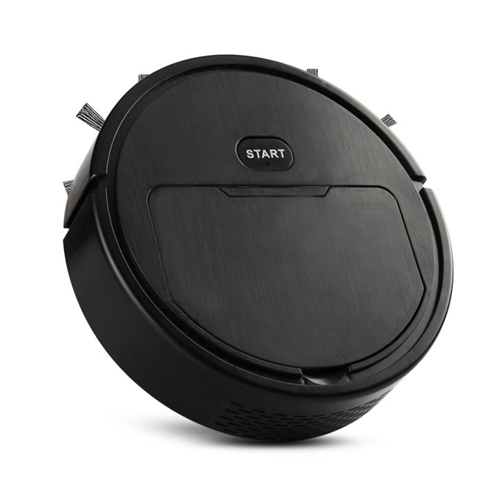 Smart Robot 3-In-1 Wireless Robotic Vacuum Cleaner Dry Wet Cleaning Machine Charging Intelligent Vacuum Robot: black