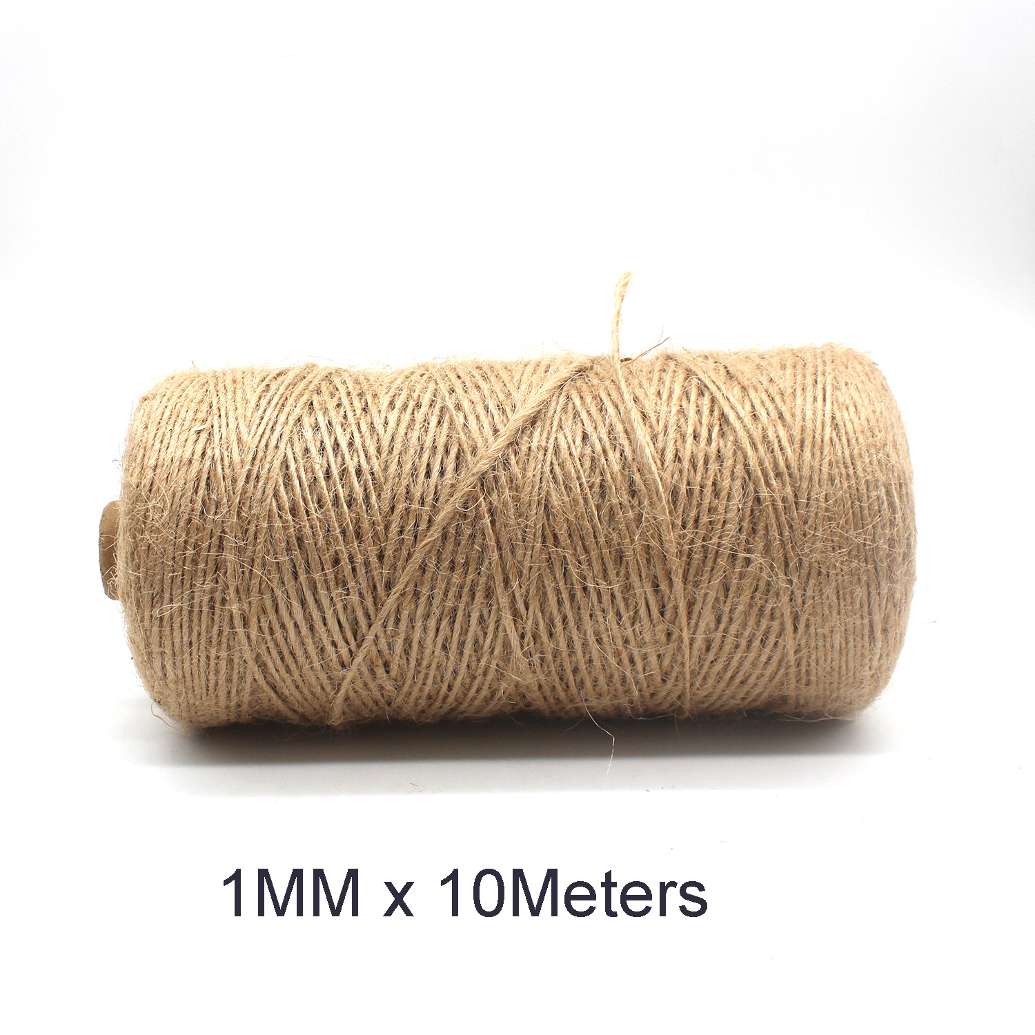 Natuurlijke Jute Touw String Lint Voor DIY Ambachten Bruiloft Kerst Home Decortion Vintage Jute Koord Touw Draad Naaien Party: Antiek Messing
