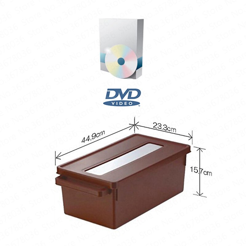 Dvd disk støv sortering opbevaringsboks cd diskboks  ps4 opbevaringsspil disk opbevaringsboks rack cd rack med justerbar skillevæg