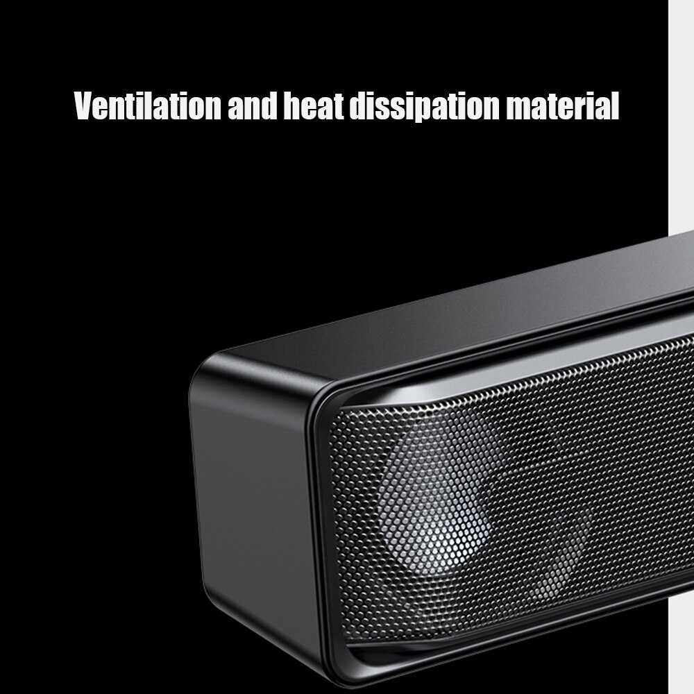 Lenovo TS32 USB Powered Speaker BT5.0 Dual Connection Modes Loudspeaker 360º Stereo Sound/Dual Speakers/Deep Bass/Wired Speaker