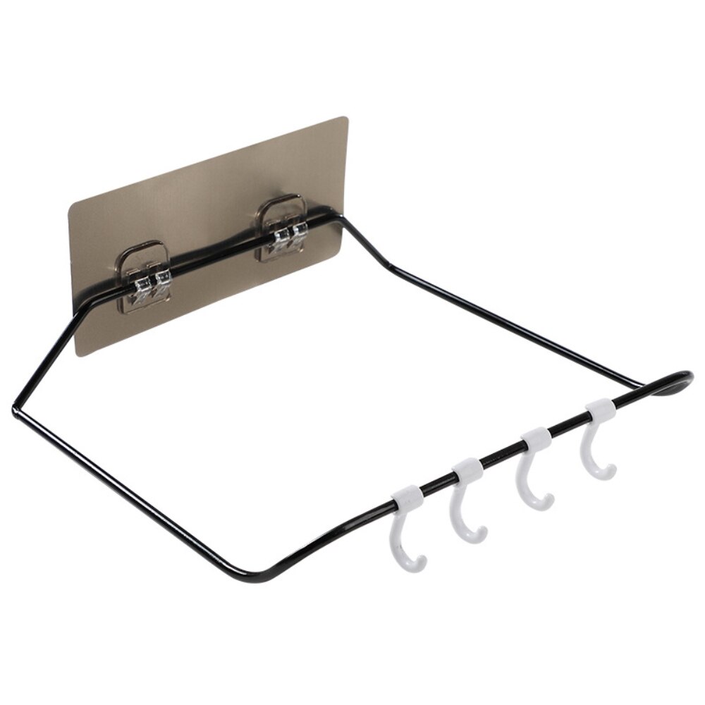 Washbasin Bathroom Hook Storage Shelf Kitchen Hook Bathroom Strong Stable Sticker Hook Wall Hanging Sticker Rack