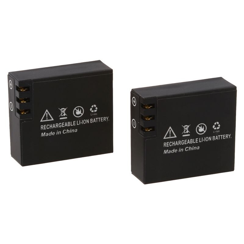 2x900mAh updated Li-ion battery for SJCAM SJ4000 SJ6000 SJ5000 wifi SJ5000+