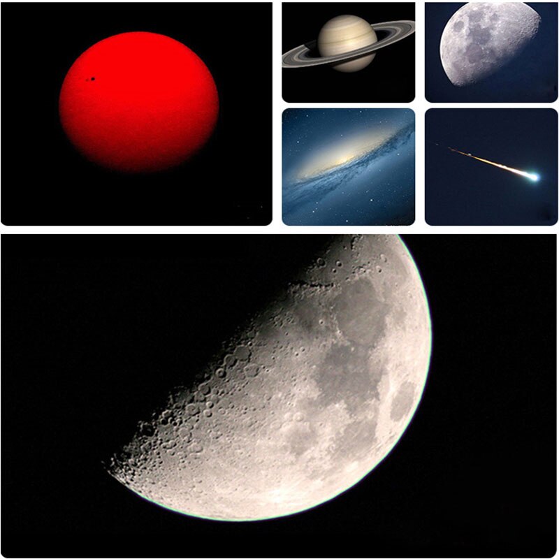 Jletoli 150x nybegynnernivå teleskop astronomisk nattsyn monokulært teleskop med stativ observerbar måne