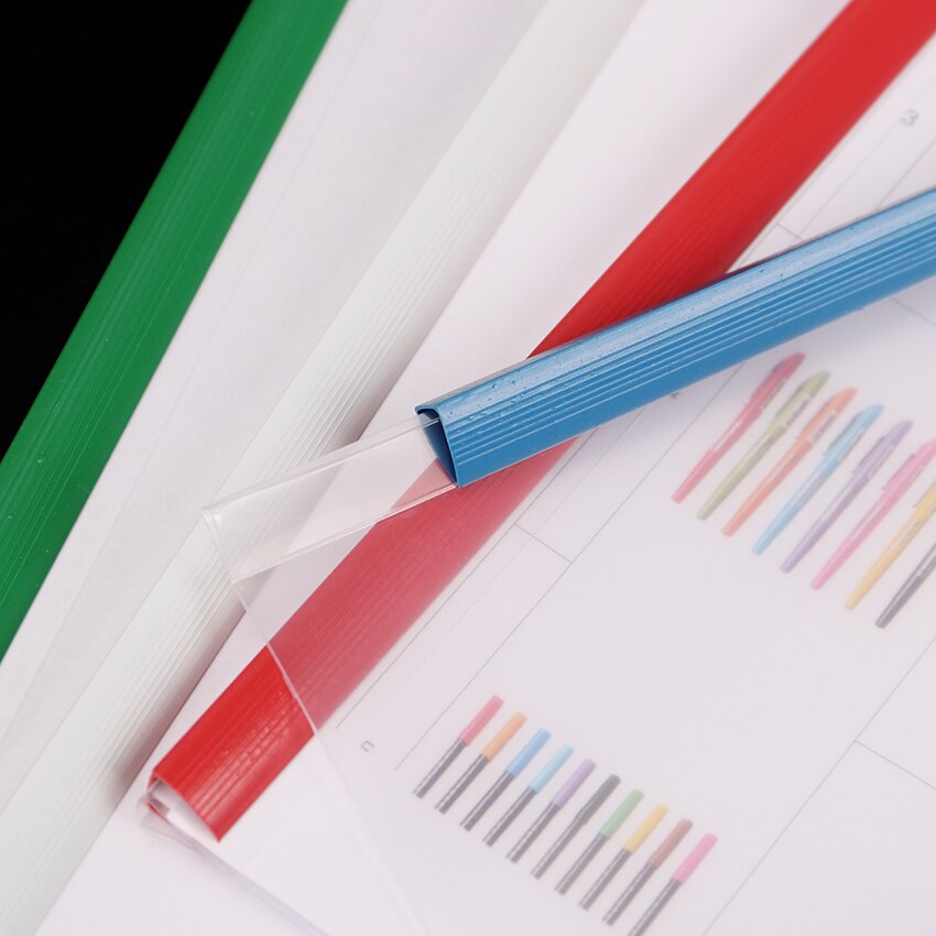 Carpeta de plástico transparente para documentos, carpeta gruesa para documentos de oficina, suministro de papelería, PVC, A4, 1 unidad