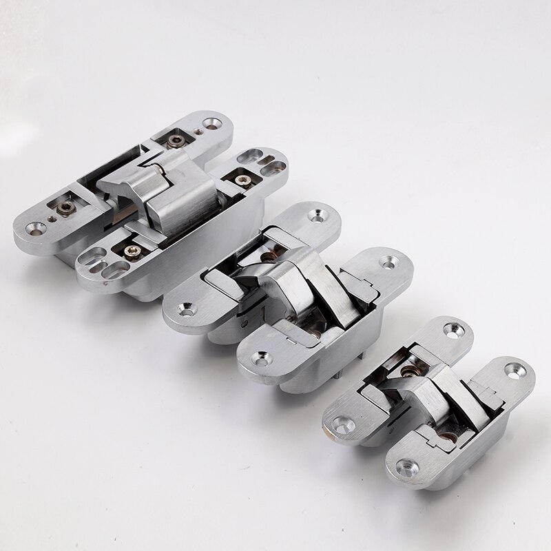 1 sztuk ukryte zawiasy ze stopu cynku wiele rozmiarów niewidoczne ukryte drzwi składane zawias ze śrubą robić sprzęt meblowy zawiasy Lambo