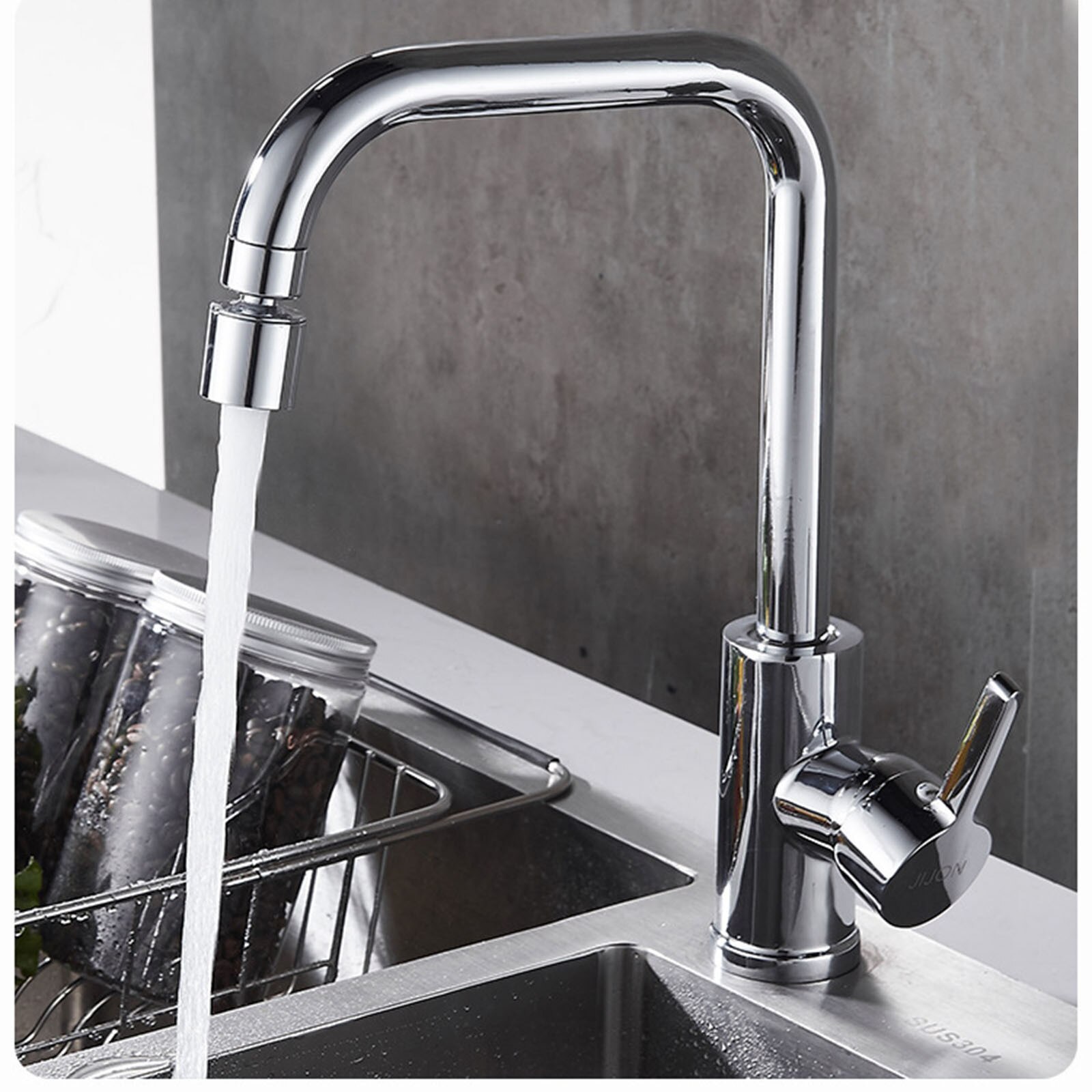 Universal Splash Filter Faucet Spray Head Antis Splash Filter Faucet Children Movable Kitchen Tap Water Saving Nozzle Sprayer