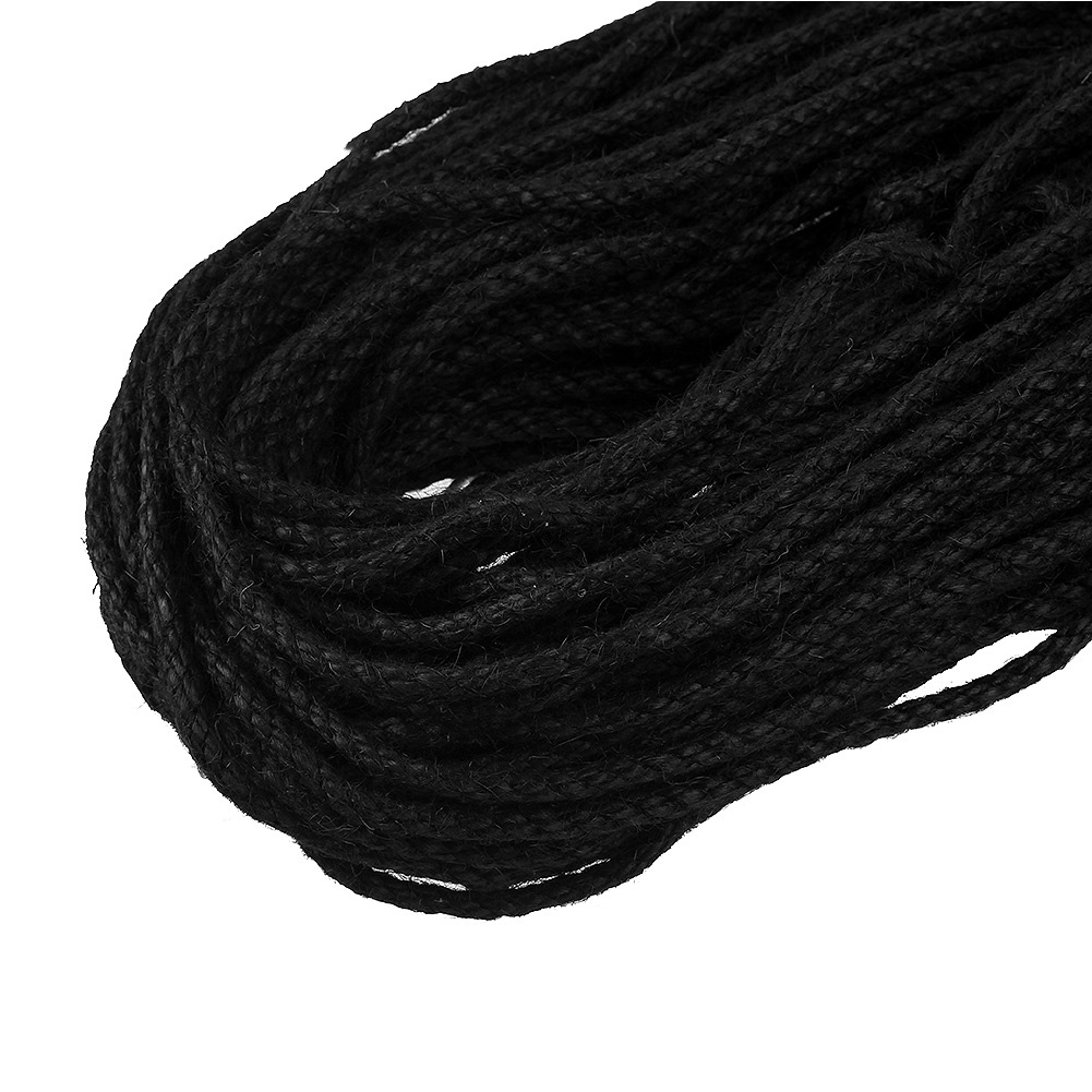 Cuerda de yute Natural de 5mm, cuerda de hilo colorida, cuerdas retorcidas de cáñamo, cuerda de macramé para rascar mascotas, decoración artesanal hecha a mano, 10 yardas: 5 mm / Cobre envejecido