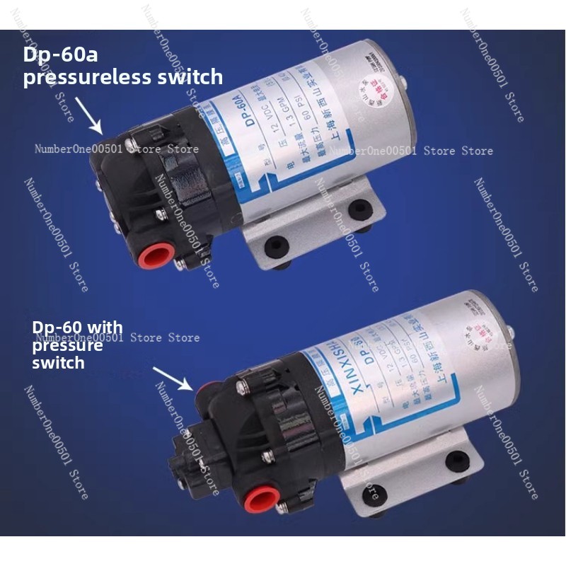 DP-60 Diaphragm Pump 12V 24V DC High Pressure Self Priming Micro Water Pump for Spray Cooling