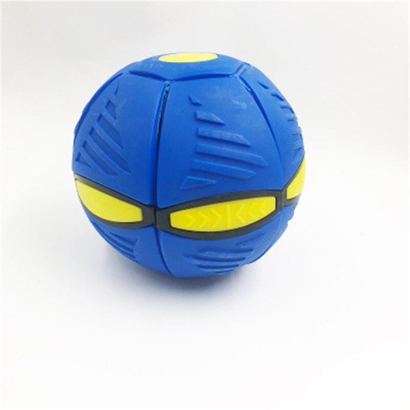 Bola de disco plana para niños, OVNI volador, Bolas Mágicas con luz Led, bolas de juguete para niños, juguetes para deportes al aire libre,