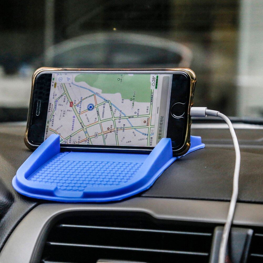 Biltilbehør anti-skli matte pad universal bil dashbord glidende silikon gummi gel matte mobiltelefon holder for smarttelefon