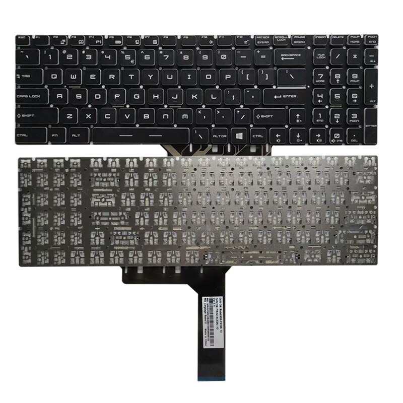 oss laptop tastatur til msi  gp63 8re/8rf ms -16 p 3 ms-16 p 5 oss tastatur