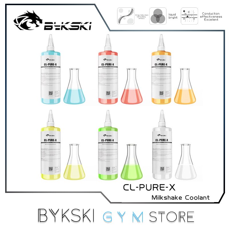 Bykski Milkshake UV Water Cooling Liquid Computer Radiator High Thermal Conductivity Fluid Opaque Anti-Corrosion CL-PURE-X