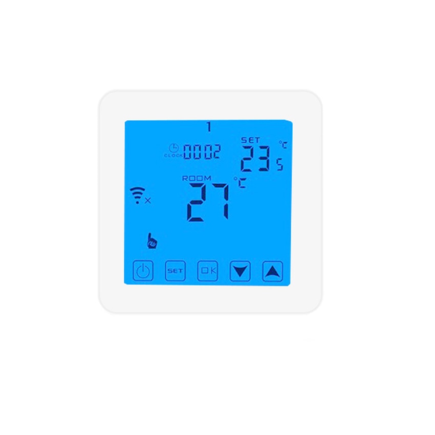 Thermoregulator Lcd Touch Screen Kamerthermostaat Thermostaat Voor Elektrische Verwarming Floor