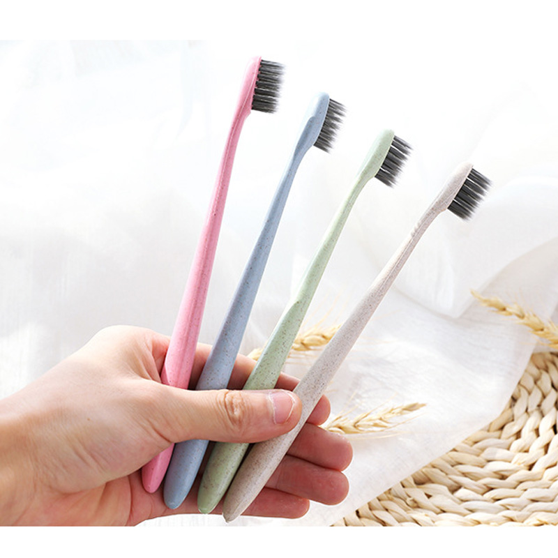 1 Baby Toothbrush Soft Bristle Kids Toothbrush Children's Training Oral Hygiene Bamboo Charcoal Teether Baby Teeth Healthy Keep