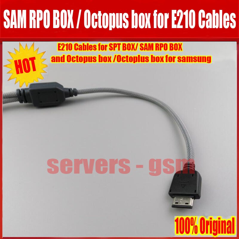 Cable trenzado Original E210 para caja OctopLus PRO, cable de desbloqueo de Flash para Samsung E210, repai