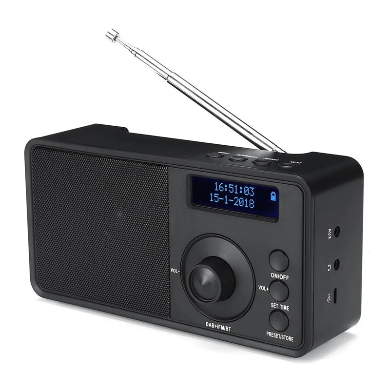 Portable DAB + Digital Radio Wireless Bluetooth St... – Grandado