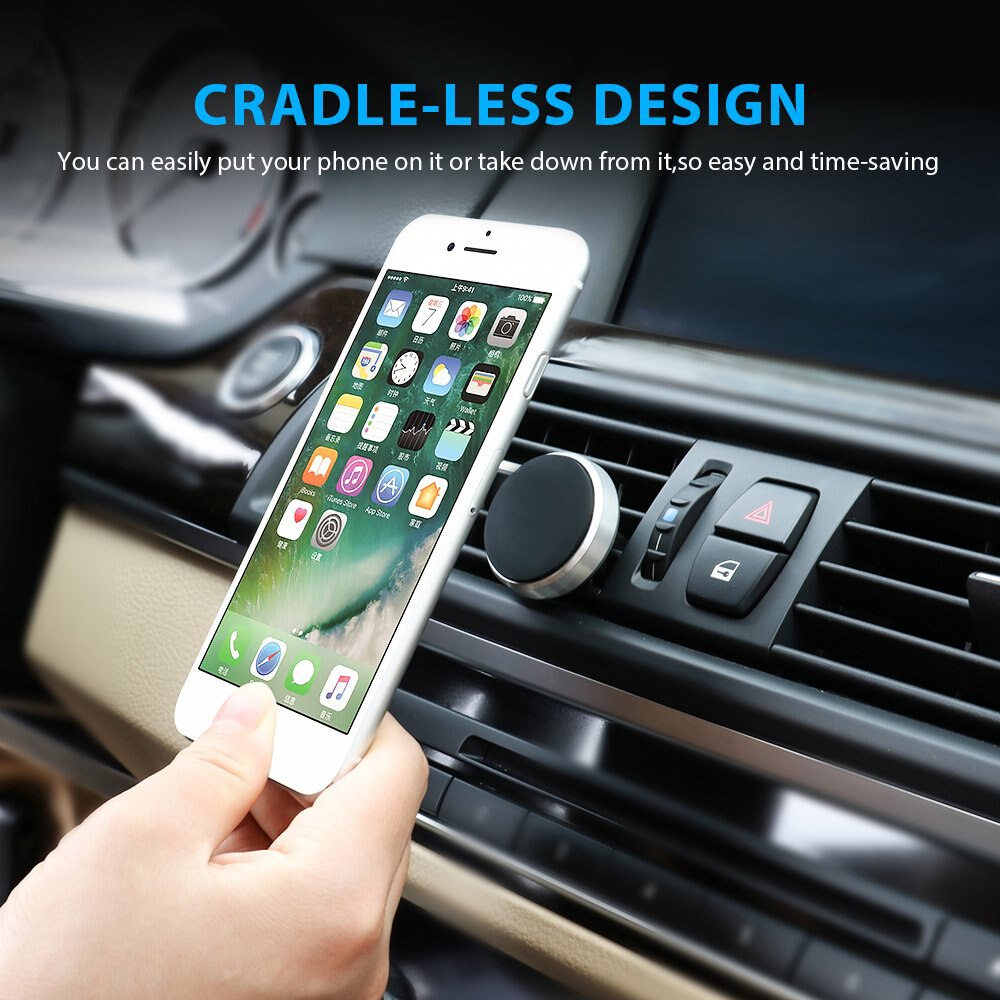 Untoom Magnetische Auto Telefoon Houder Voor Iphone X Xs Max 7 8 Magneet Air Vent Mount Voor Samsung S9 S8 in Auto Mobiele Telefoon Standhouder