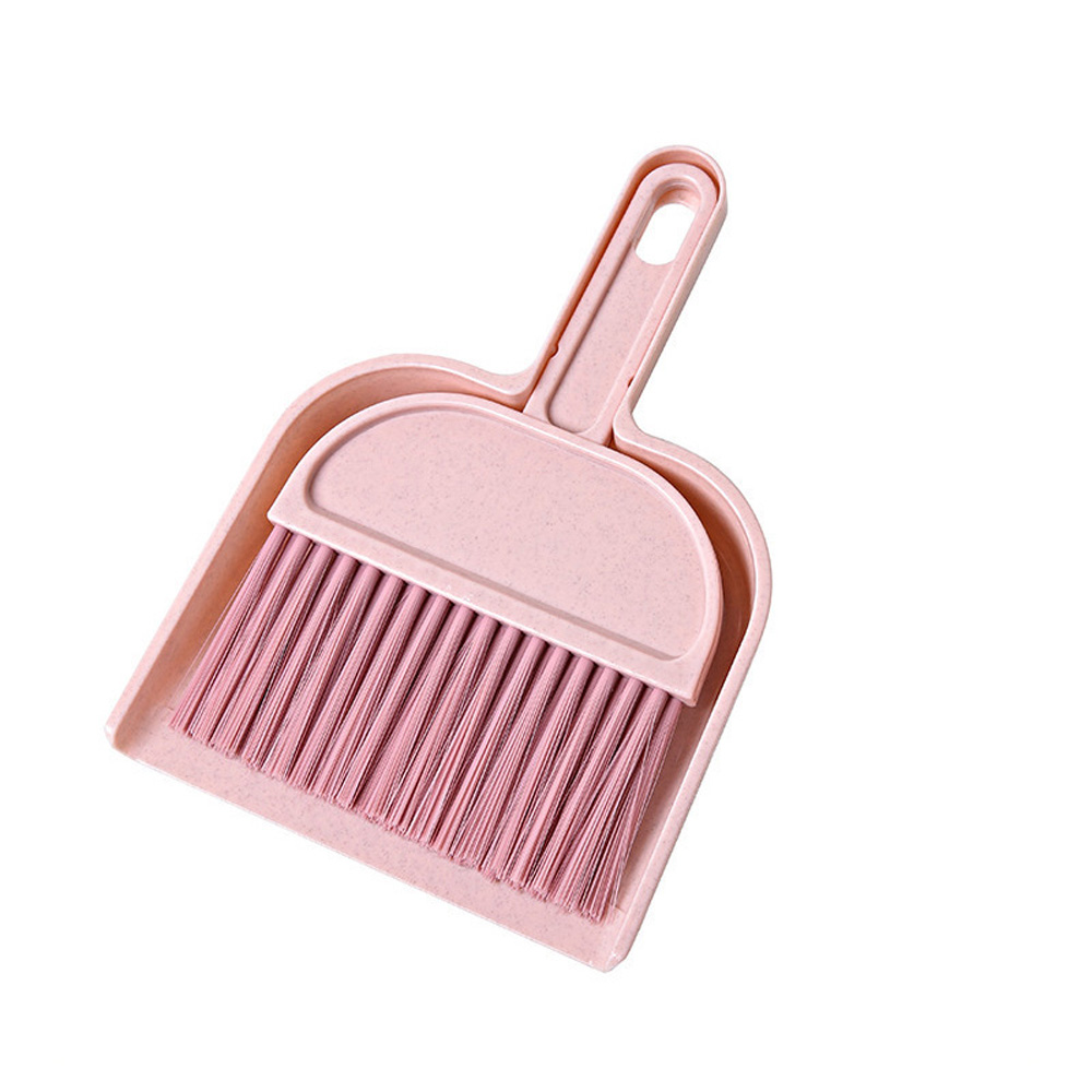 Desktop Cleaning Broom Dustpan Set Mini Handy Dust Cleaning Sweeping Brush Dustpan for Table Desk Keyboard: 3