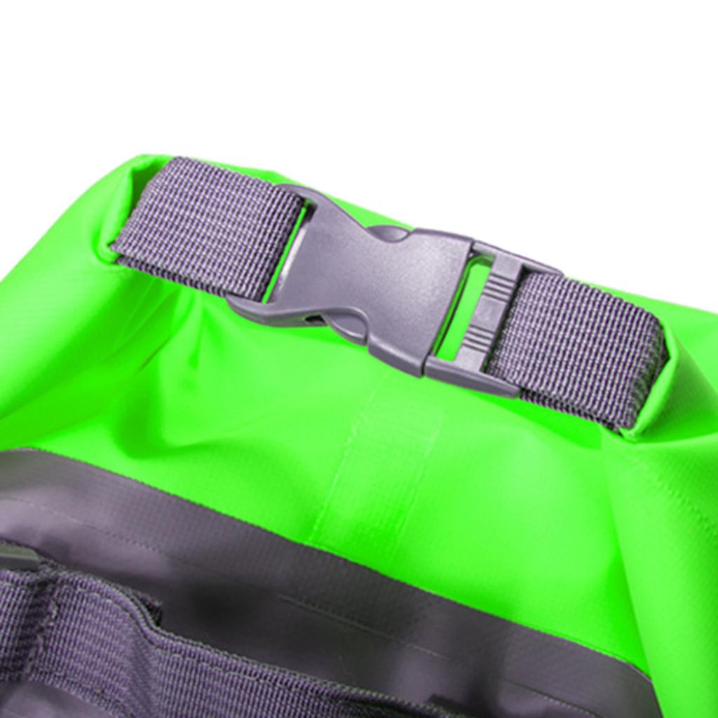 PVC Waterproof Dry Bag Sack Kayaking Rafting Camping Fishing Dry Backpack Green 5L/10L/15L/20L/30L Boating Waterproof Bags