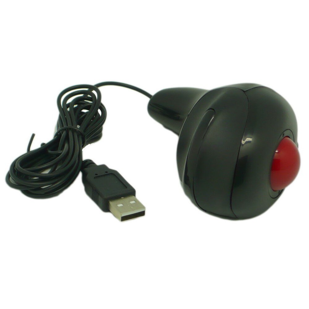 Hand-Held USB Trackball Mouse Optical Win 7 OS Mice Cable Grip / Desktop Dual-Purpose Track Mouse For Laptop PC Home Computer