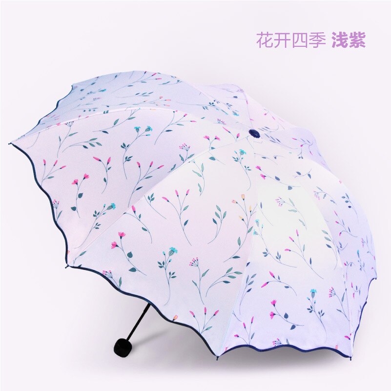 Sun Protection Windproof Portable Umbrella Travel Girls Luxury Cute Parasol Umbrella Rain Women Sombrilla Ambrella BW50YS: style4