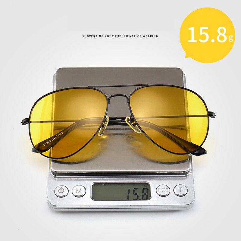 Night Vision Glasses Driver Goggles Unisex Vision Sunglasses Car Driving Glasses Polarized Sunglasses Anti-Glare Glasses UV400