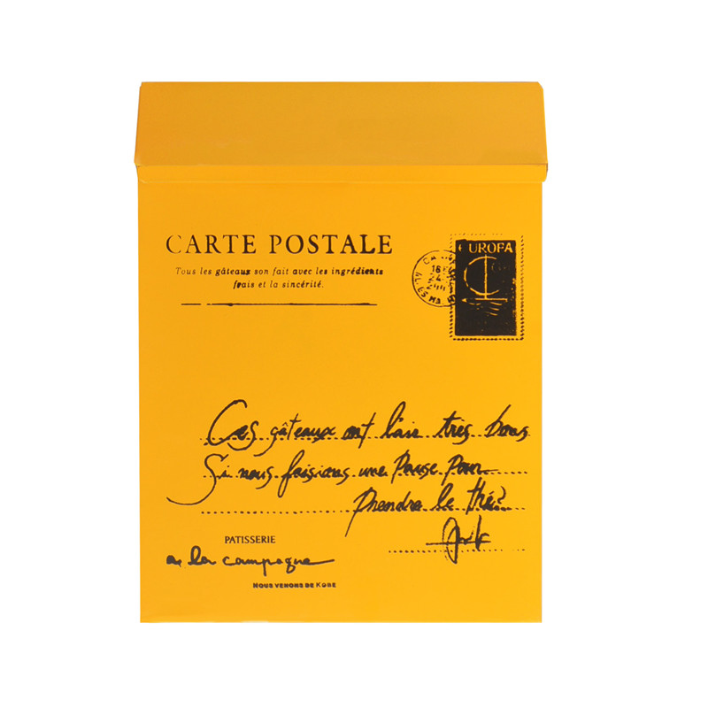 Buzón Pastoral de Retro americano para montar en la pared, moderno cubo, cajas de periódicos, buzón de Metal, buzón postal, decoración de jardín