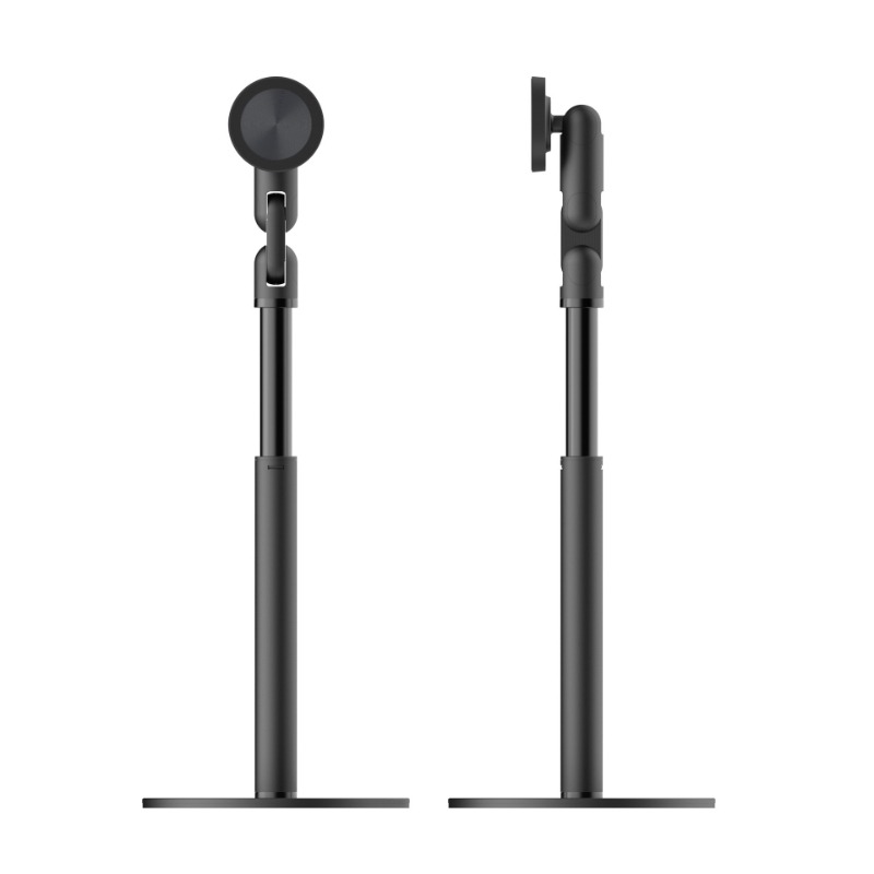 Magnetische telefoon- en tabletstandaard met 5 assen 360 ° Horizontale rotatie Veilige hechting Draagbare kantoorstandaard met hoogteverstelling