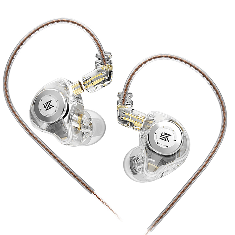 KZ edx pro auriculares dinámicos en el oído Monitor Hifi auriculares con cable bajo estéreo juego música auriculares con cancelación de ruido: Azul