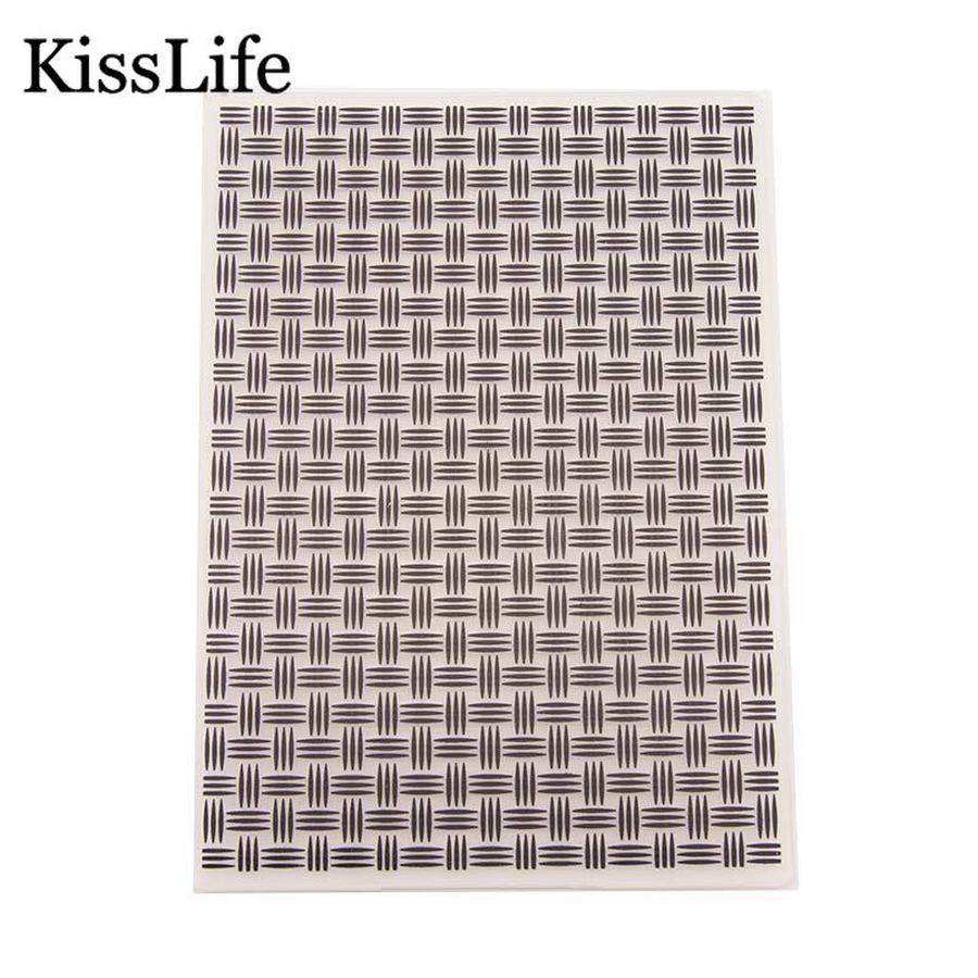 1 Pack Fence Plastic Template Embossing Folders for Scrapboking Card Making Christmas Thanksgiving Decors