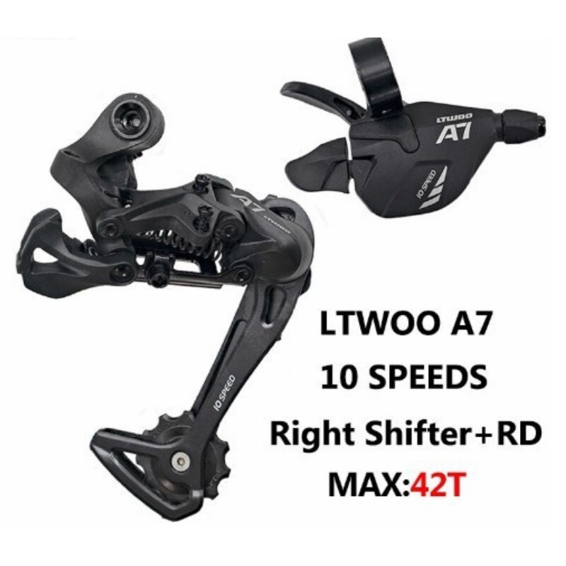 LTWOO-desviadores de velocidad A7 1x10, grupo de gatillo 10 s, 10v, palanca de cambios, interruptores de cambio trasero, Compatible con SRAM y SHIMANO