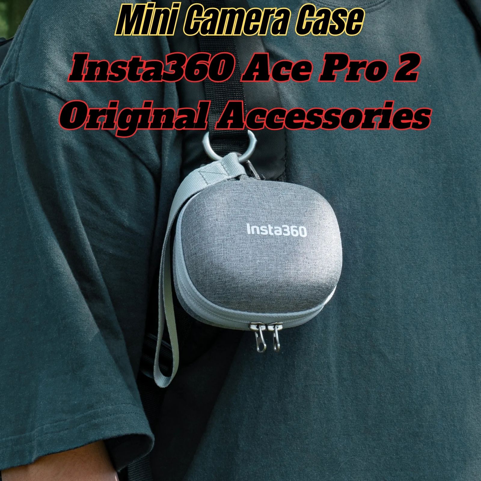 Insta360 Ace Pro 2 accesorios protector de lente Original Mini funda de cámara GPS cargador de batería remoto montaje de zapata fría adaptador de micrófono engranajes