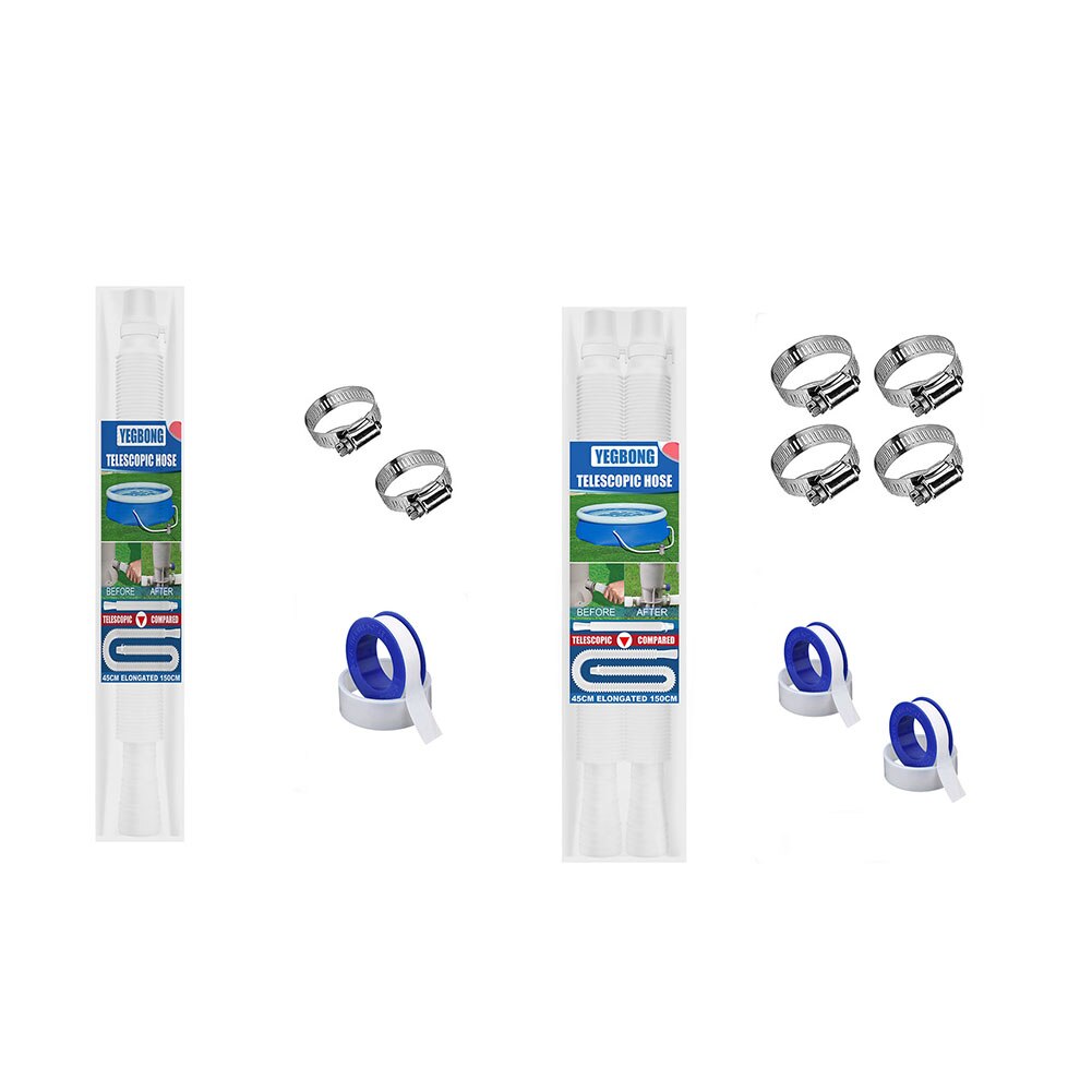 Pool Pump Replacement Retractable Hose Replacement Pool Filter Pump Hose Oxygen Pump Hose for Air Bubble Stone