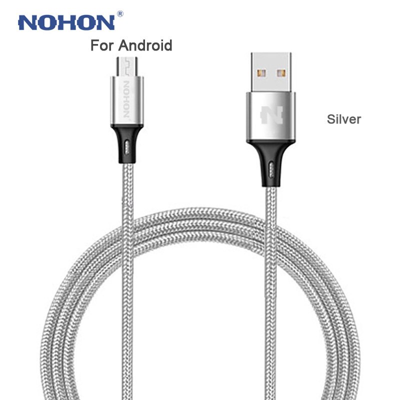 Originele Nohon Micro Usb Kabel Voor Samsung Huawei Htc Nokia Android Mobiele Telefoon Fast Charger Opladen Usb Kabel Data Sync draad