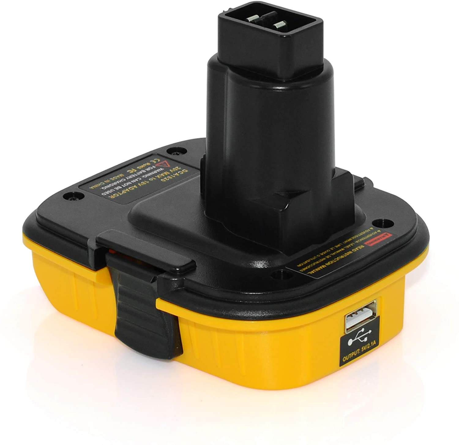 Best 20V Battery Adapter DCA1820 for Dewalt 18V Tools Convert Dewalt 20V Lithium Battery for DC9096 DE9098 DE9096 with USB