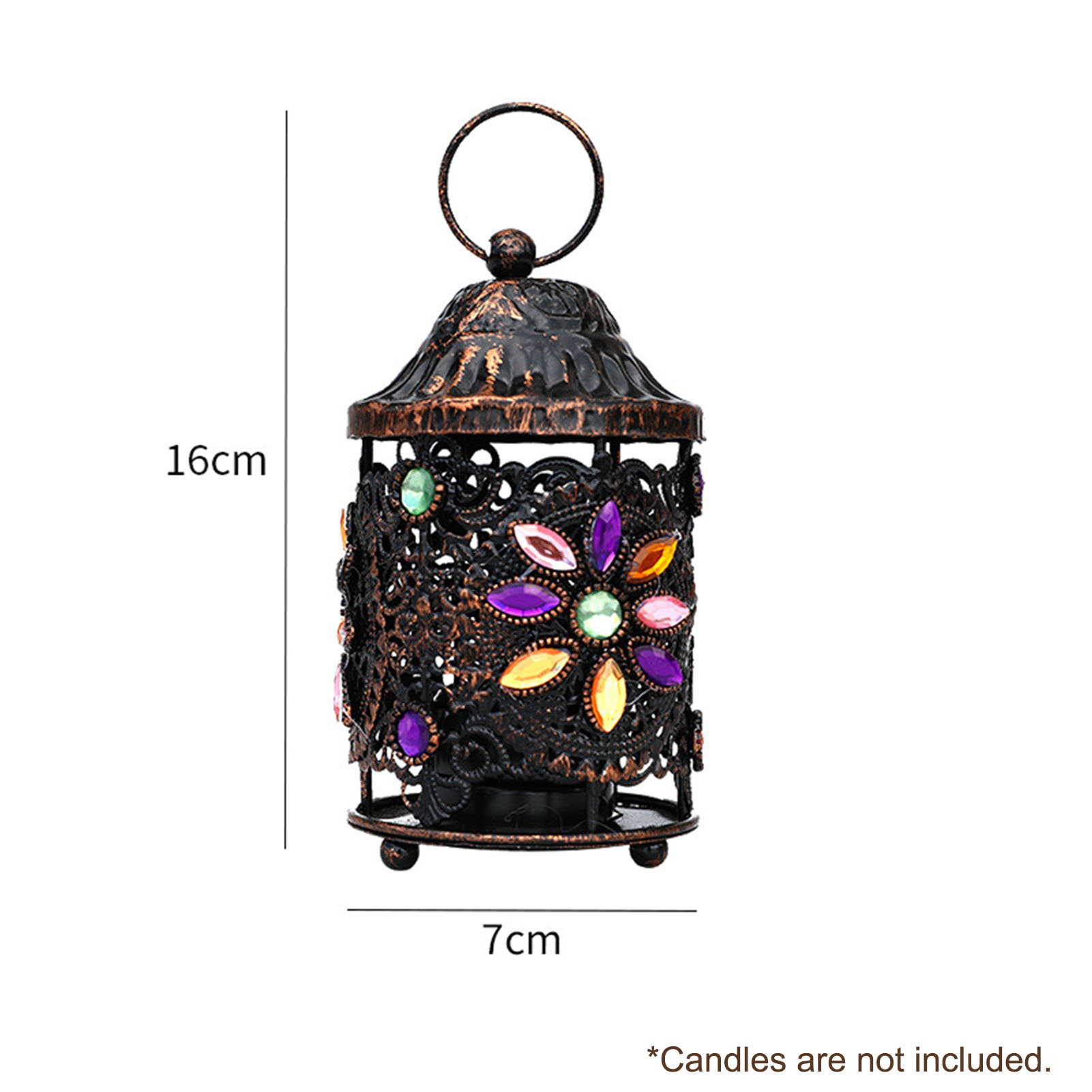 Christmas Decorations For Home Lantern Led Candle Square Light Candles Ornaments Santa Claus Year Elk Lamp Kerst