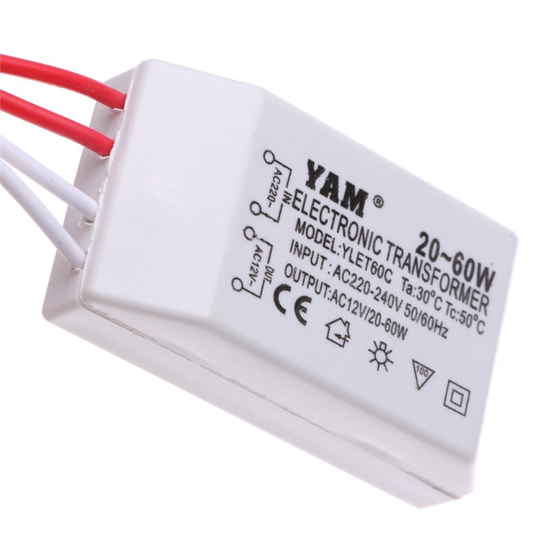 40W 12V Halogeen LED Lamp Elektronische Transformator Voeding Driver Adapter