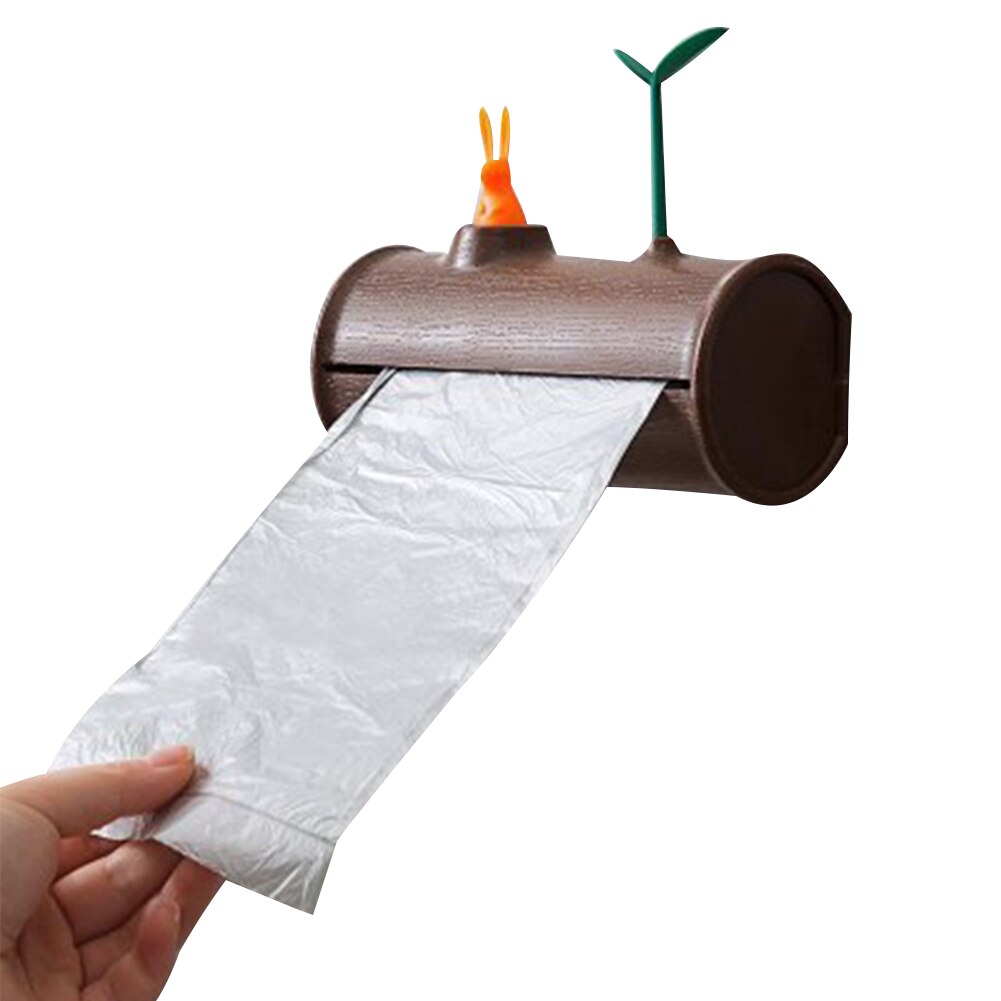 Plastic Wrap Dispensers Garbag Bag Holder Trash Bags Wall Mounted Hanging Storage Organizer Kitchen Accessories