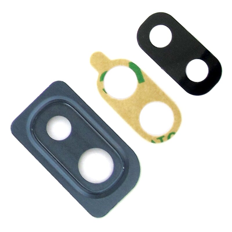 Rear Back Camera Lens Glass Replacement for Samsung A10 A10e A30 A305F A40 A405F A50 A505F Ring Cover Case with Ahesive Sticker