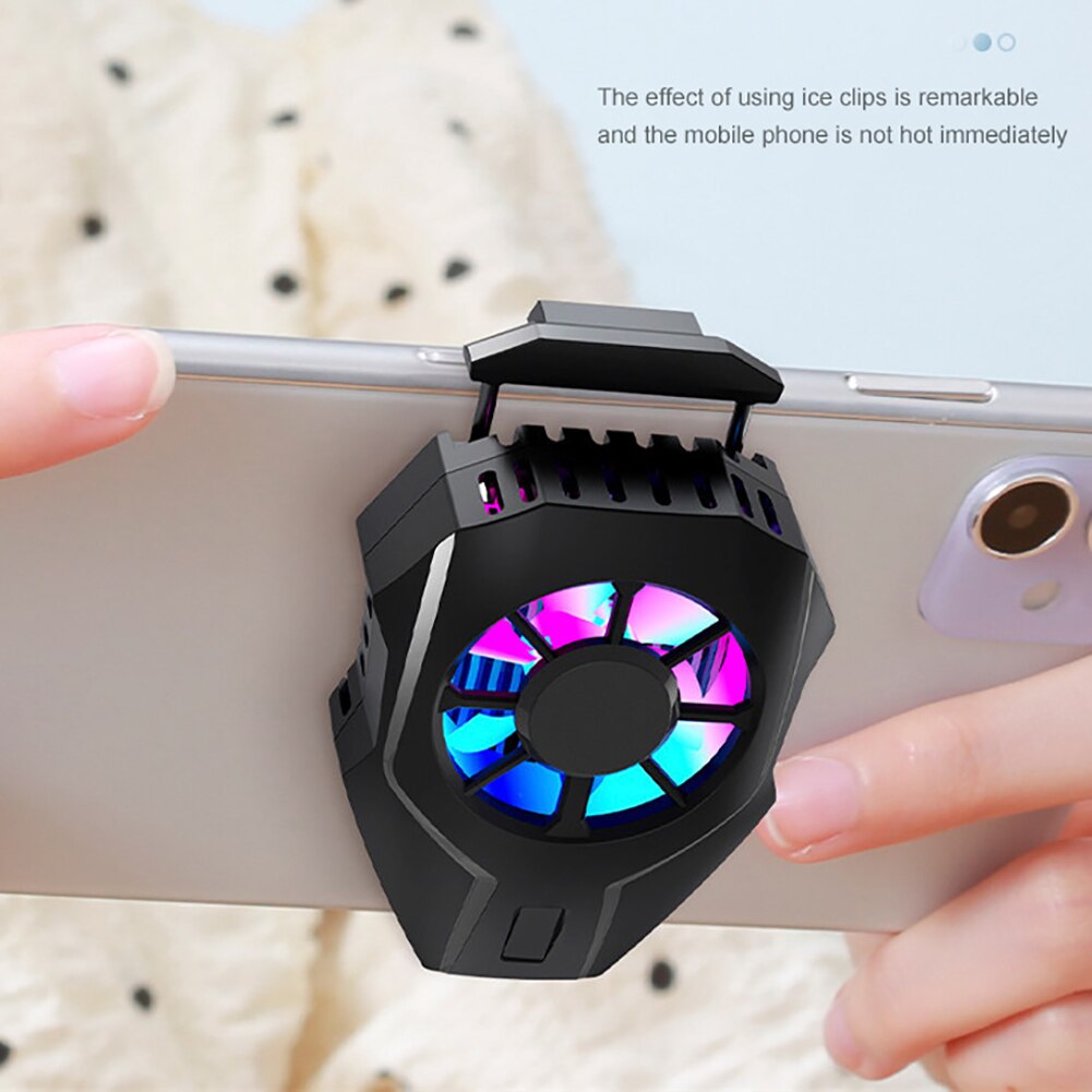 Universal Gamepad Game Handle Radiator Cell Phone Cooler Cooling Fan Refrigeration Fan Gaming Players Radiator