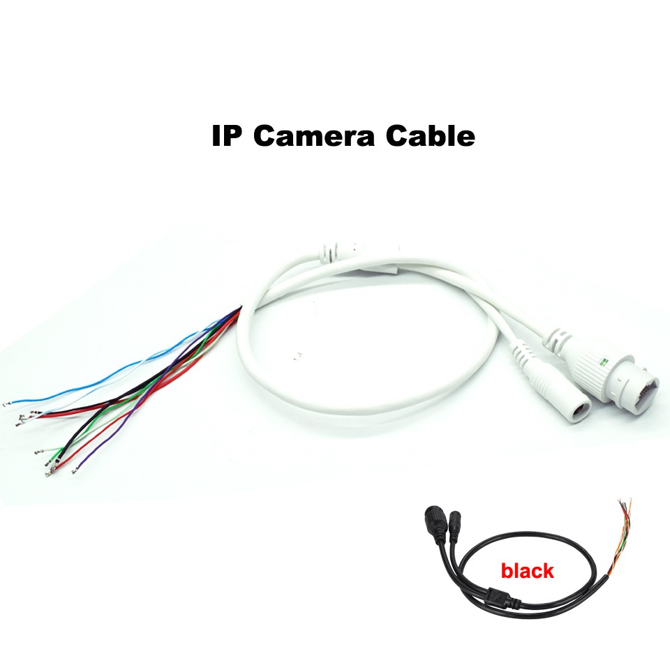 Cable de cámara IP para cámara de red IP, reemplazo de cable, RJ45, DC12V