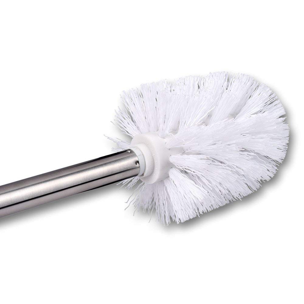 3 Pack Toilet spare brush brush head white stainless steel toilet brush spare toilet brush toilet brushes