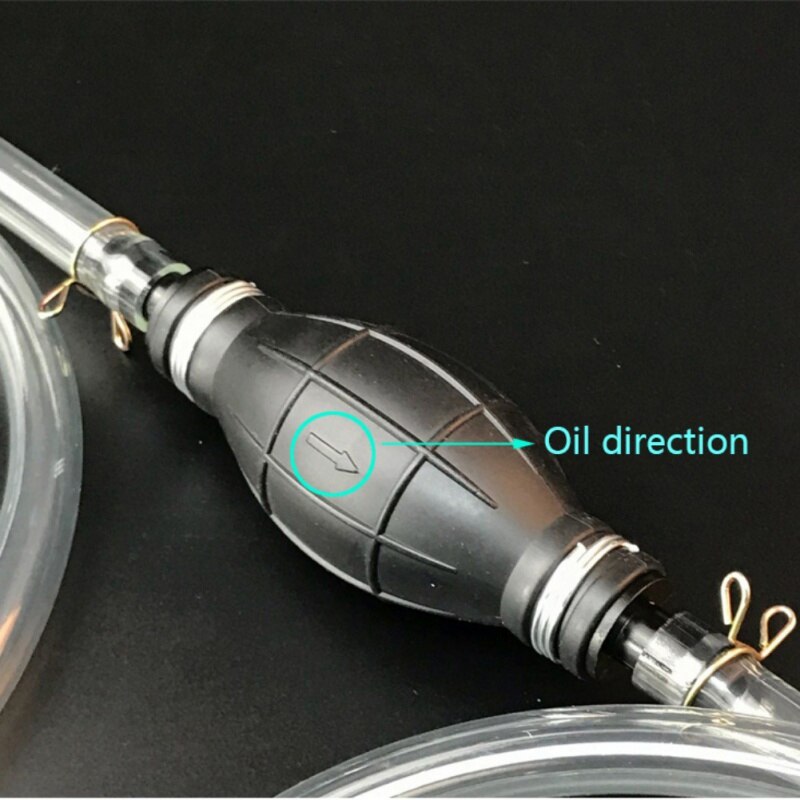 Car Fuel Gas Pump Petrol Liquid Hand Pump Primer Bulb Water Oil Transfer Pump PVC Syphon 10mm Pipe