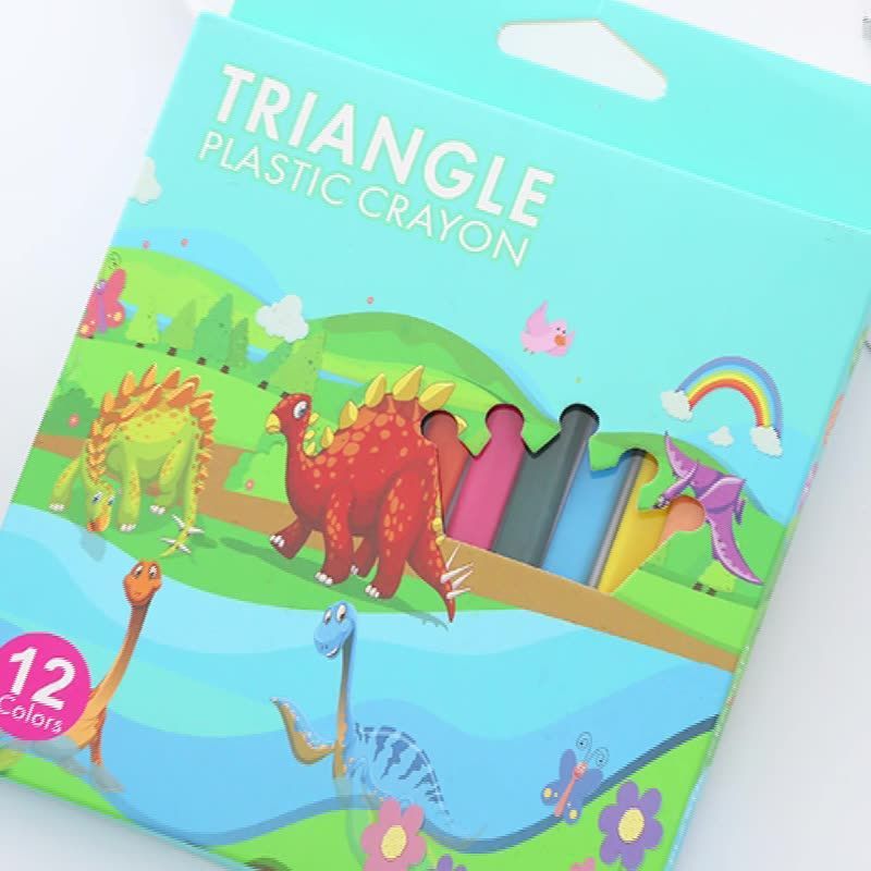 1 Juego de artículos de papelería lavables Lytwtw, dibujos animados, animales, frutas, material escolar, colores bonitos y encantadores, crayón para estudiantes