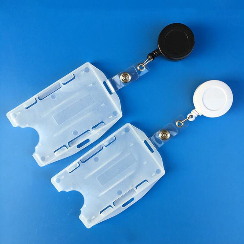 Plastic Vrouwen Mannen Kaarthouder Werknemer Naam Id Card Cover Werk Badge Id Business Case