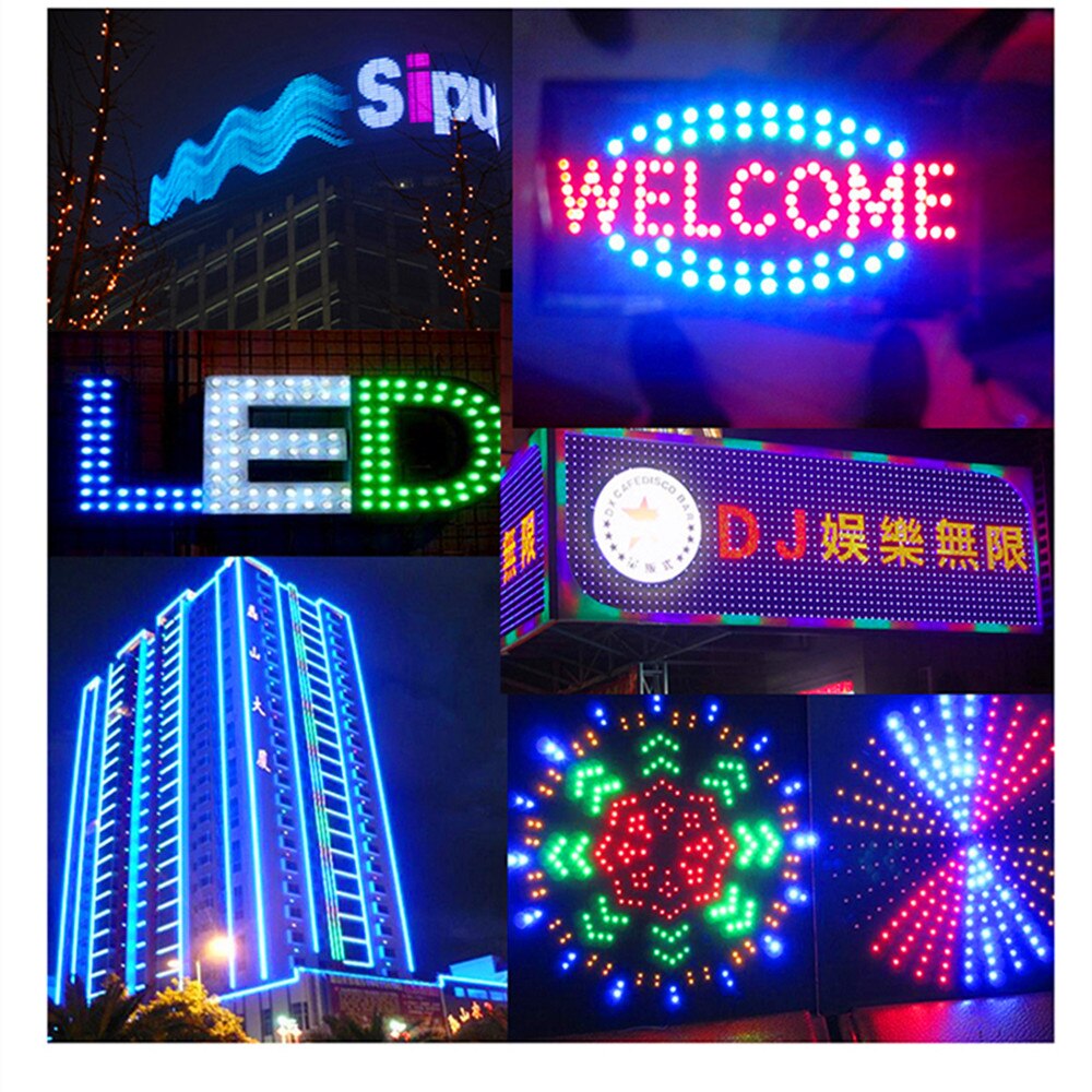 12V 5050 RGB Black LED Module Super Bright Colors Changable Outdoor Waterproof Advertising Light Sign Backlight 20Pcs/Lot