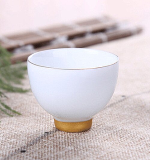 Keramische theekop handgemaakte meester theekommen kopje porselein pu'er theekopje kleine theekom: C