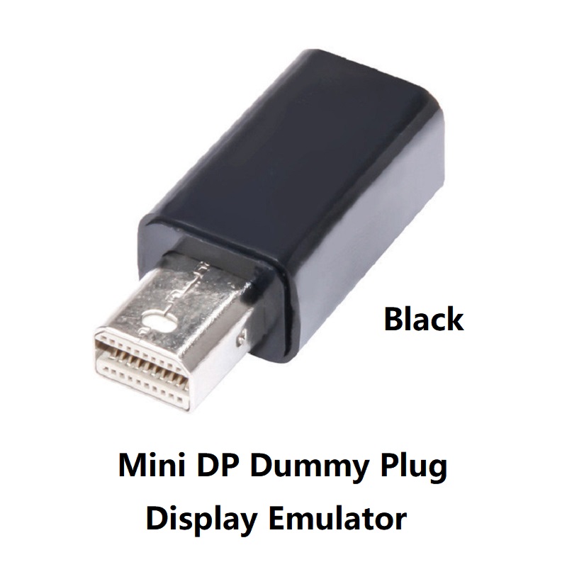 4K HDMI Dummy Plug DP VGA DVI Mini DP Display Emulator Virtual Monitor Headless Display Adapter EDID Emulator EDID Headless: Gold