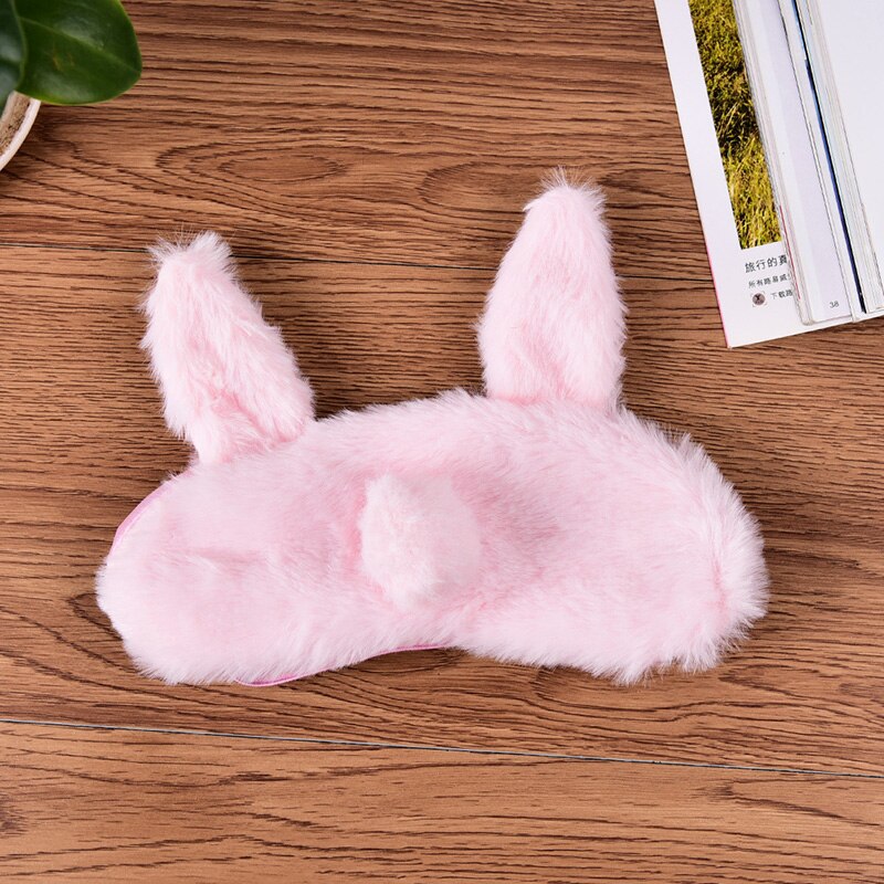 Dessin animé mignon Koala/lapin sommeil oeil masque sieste en peluche oeil ombre pansement reste voyage Relax aide au sommeil bandeau glace couverture oeil Patch
