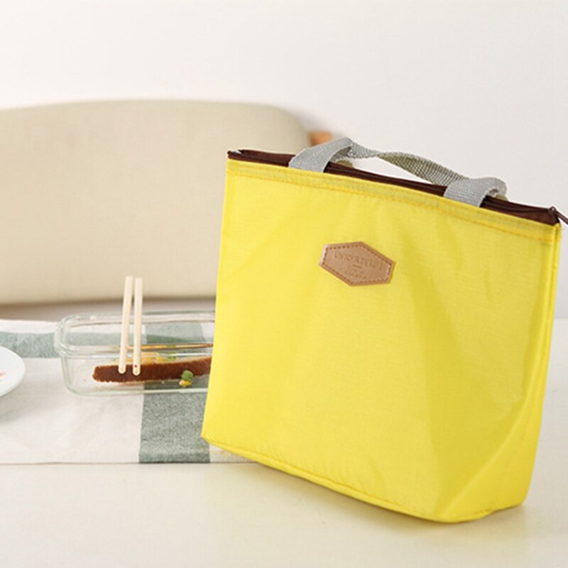 Lunch Box Bag Waterproof Thermal Bag Oxford Fabric Portable Thermal Insulated Picnic Food Box Women Tote Kitchen Organizer Bag
